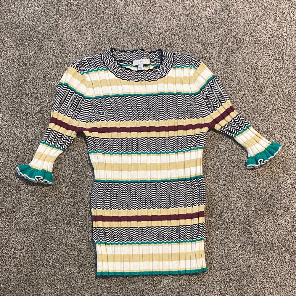 Joie Striped Knit Top